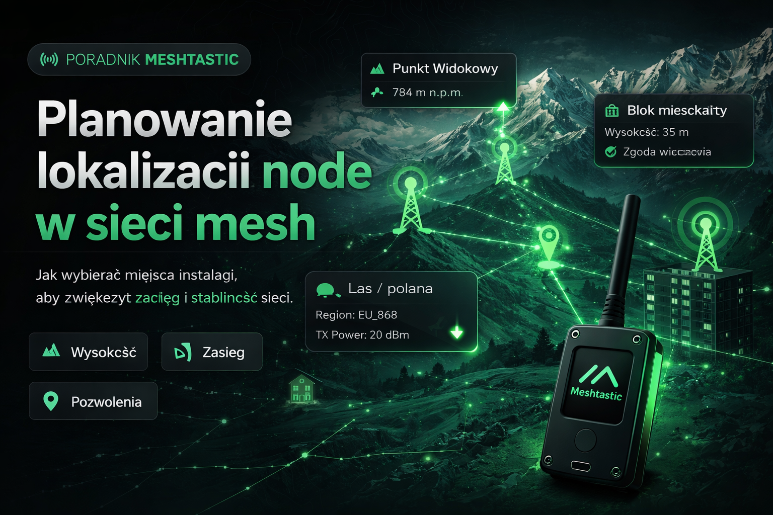 Planowanie lokalizacji node w sieci mesh